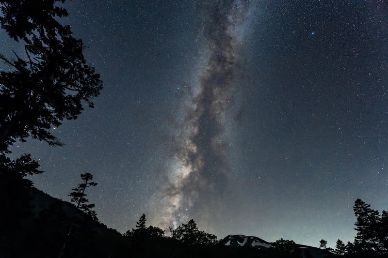 Starry Night Sky Backdrop